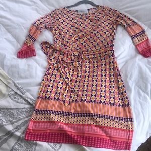 Donna Morgan 4 pink orange dress